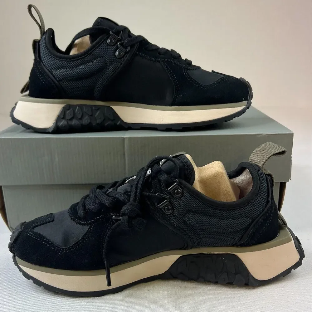 Palladium Men Troop Runner Sneaker Black Lace-Up Low Top‎ Shoes Sz 3.5M UNISEX